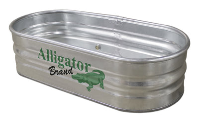 Stock Tank Galvanized RE214 Round-End 2x1x4 48-Gallon