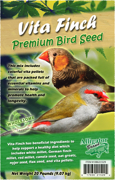 Vita Finch Premium Bird Seed 20-lbs