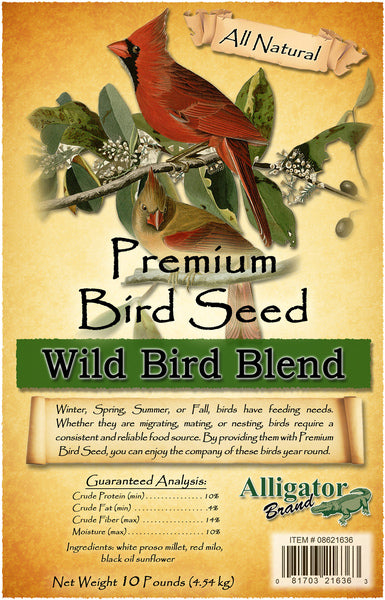 Bird Seed - Premium Wild Bird Blend 10-lbs