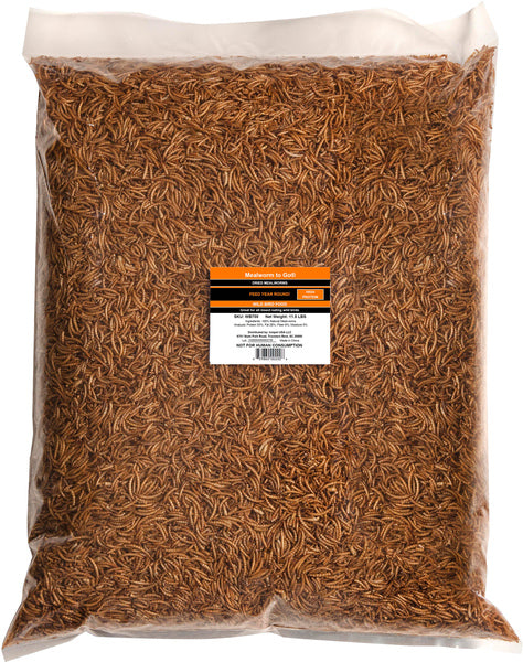 Mealworms To Go Dried Mealworms 11-lbs