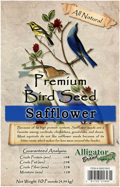 Bird Seed - Premium Safflower 10-lbs