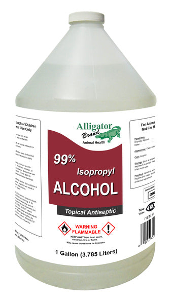 99% Isopropyl Rubbing Alcohol 1-Gallon