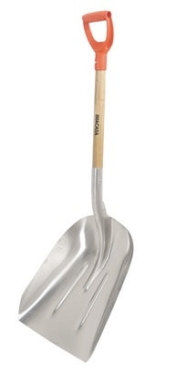 Scoop Premium Series #12 Western Pattern Aluminum with Wood Handle D-Grip 48.8"