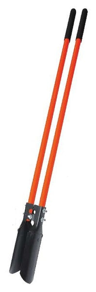 Post Hole Digger Atlas-Pattern Riveted Blades with Fiberglass Handles 58.5"