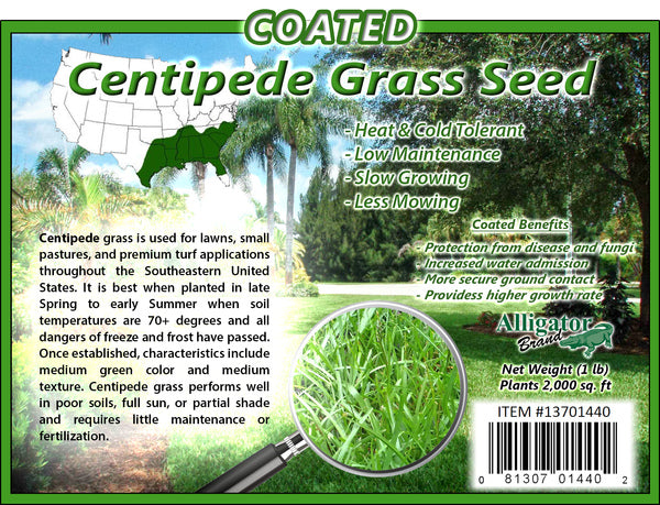 Centipede Grass Seed Coated 1-lbs
