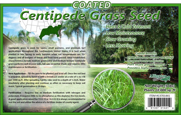Centipede Grass Seed Coated 5-lbs