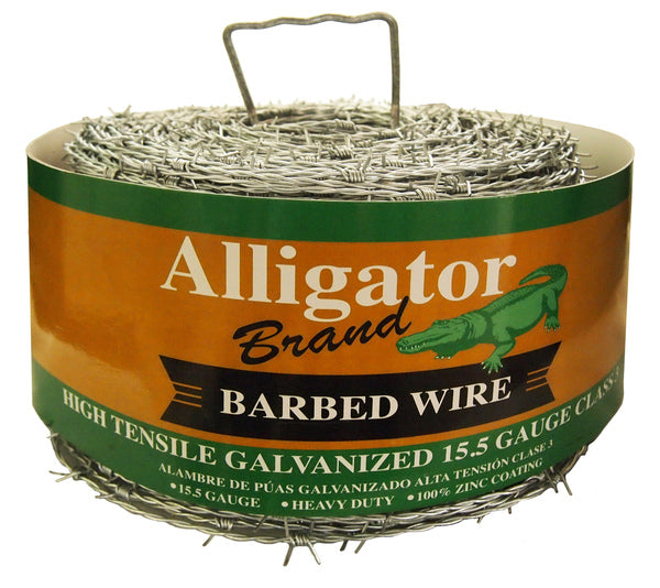Barbed Wire 4-Point 15.5-Gauge 5"-Spacing 1320ft Class 3 Zinc-Coating