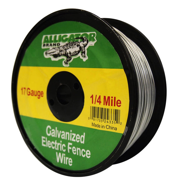 17 Gauge 1/4 Mile Galvanized Electric Fence Wire
