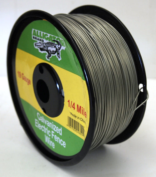 19 Gauge 1/4 Mile Galvanized Electric Fence Wire
