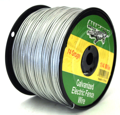 14 Gauge 1/4 Mile Galvanized Electric Fence Wire