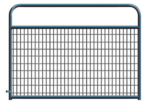 Gate Wired (2x4) Round Corner 4ft - Galvanized Black