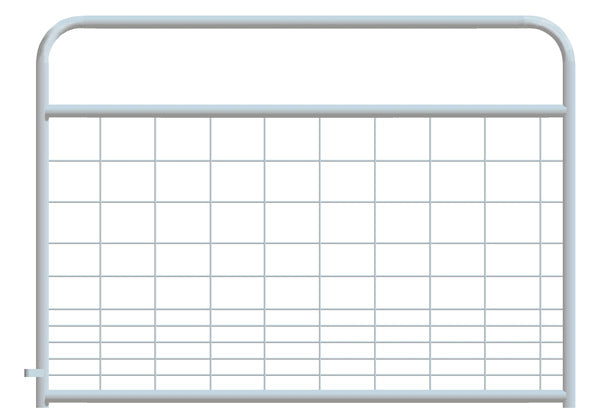 Mesh Gate Hog Round Corner 4ft - Galvanized