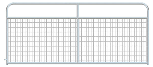 Gate Wired (2x4) Round Corner 8ft - Galvanized