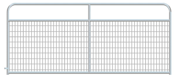 Gate Wired (2x4) Round Corner 10ft - Galvanized