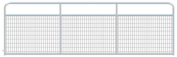 Gate Wired (2x4) Round Corner 14ft - Galvanized