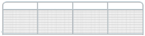 Gate Wired (2x4) Round Corner 16ft - Galvanized