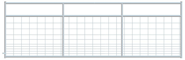 Mesh Gate Hog Square Corner 14ft - Galvanized