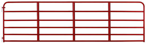 Gate 6-Bar Round Corner 16ft Red
