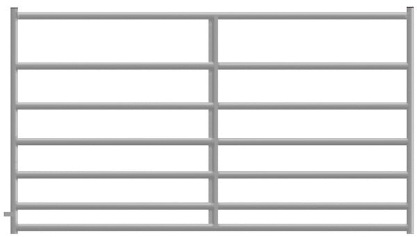Alligator Brand 7 Bar Galvanized Square Corner 8 ft.