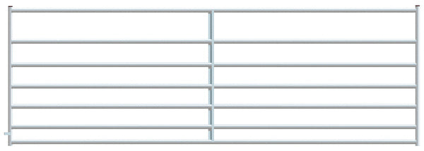 Alligator Brand 7 Bar Galvanized Square Corner 12 ft.