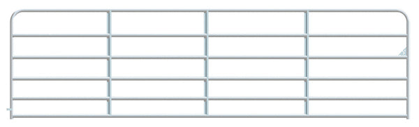 Alligator Brand 6-Bar Galvanized Round Corner 16 ft. Gate