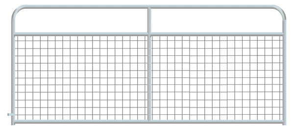 4" x 4" Wire Mesh Galvanized Square Corner 10 ft. Gate