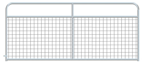 4" x 4" Wire Mesh Galvanized Square Corner 10 ft. Gate