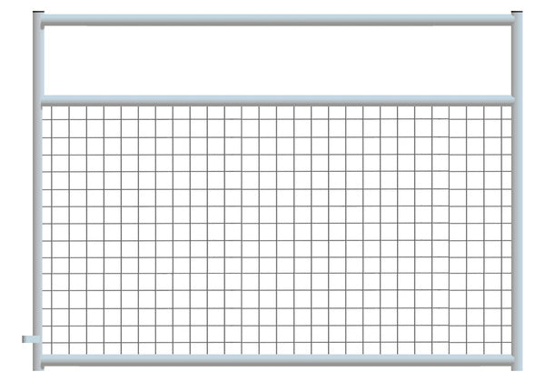 4" x 4" Wire Mesh Galvanized Square Corner 4 ft. Gate