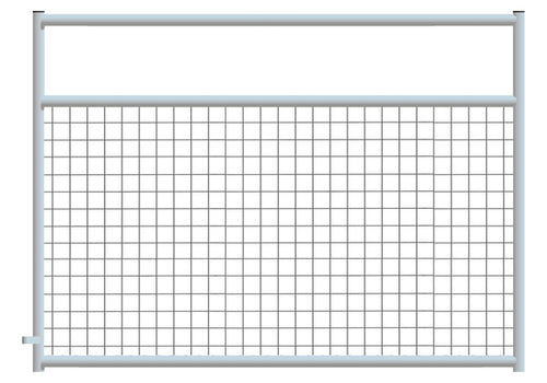 4" x 4" Wire Mesh Galvanized Square Corner 6 ft. Gate