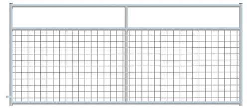 4" x 4" Wire Mesh Galvanized Square Corner 10 ft. Gate