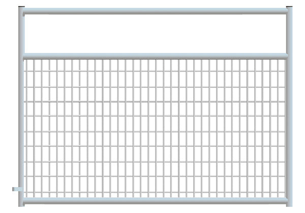 2" x 4" Wire Mesh Galvanized Square Corner 4 ft. Gate