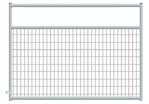 2" x 4" Wire Mesh Galvanized Square Corner 6 ft. Gate