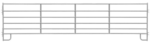 Alligator Brand 6 Bar Heavy-Duty Galvanized Square Corner 16 ft. Corral Panel