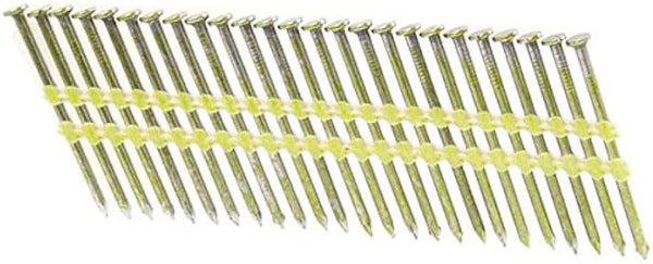 ALLIGATOR BRAND 21DEG ROUND HEAD FRAMING STICK NAIL - 2.5"X113 BRIGHT