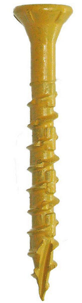 Deck Screw - Exterior 1-5/8" 8-Gauge Star-T25 Coarse-Thread Epoxy Coated Tan