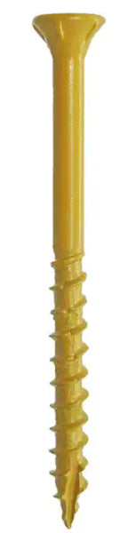 Deck Screw - Exterior 2-1/2" 9-Gauge Star-T25 Coarse-Thread Epoxy Coated Tan