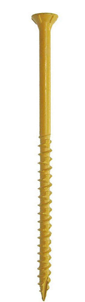 Deck Screw - Exterior 3-1/2" 10-Gauge Star-T25 Coarse-Thread Epoxy Coated Tan