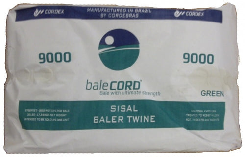 9,000 FT Green Sisal Baler Twine (2 Rolls of 4,500')