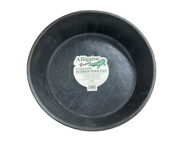 Alligator Brand Feed Pan - 3 Gal