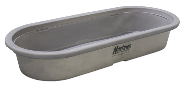 Stock Tank Polyethylene PRE216 Round-End 2x1x6 89-Gallon Gray