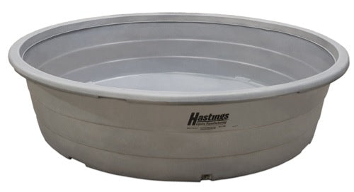 Poly Round Stock Tank 1100g - Gray 28"x10' (WILL CALL ONLY)