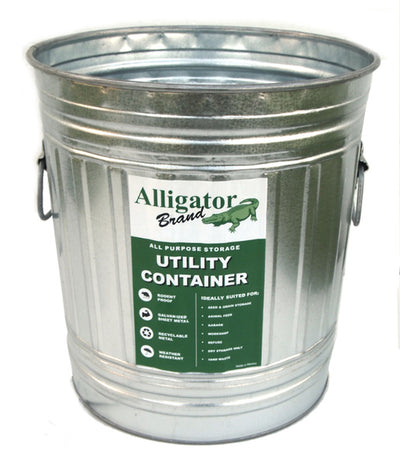 Utility Container Galvanized 6-gallon