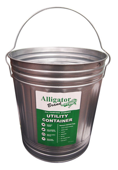 Utility Container Galvanized 20-gallon