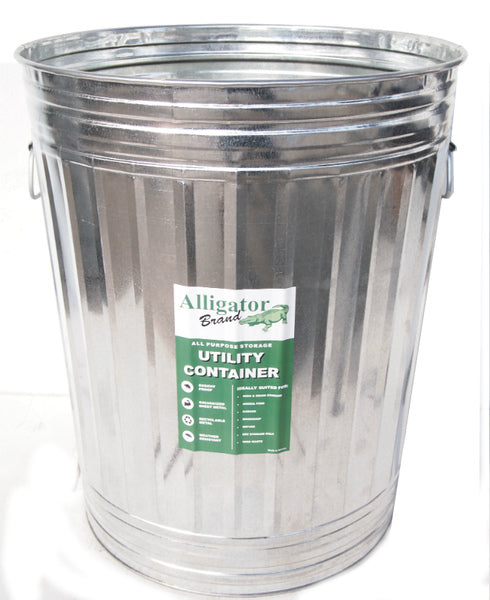 Utility Container Galvanized 30-gallon