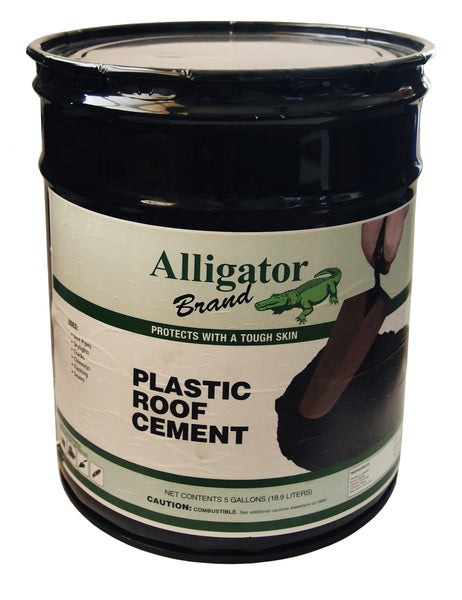 Plastic Roof Cement 5-gallon