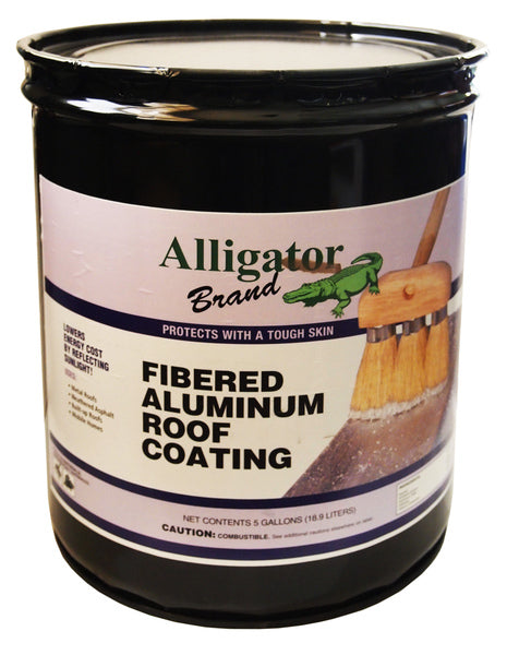 Fibered Aluminum Mobile Home Roof Coating 5-gallon