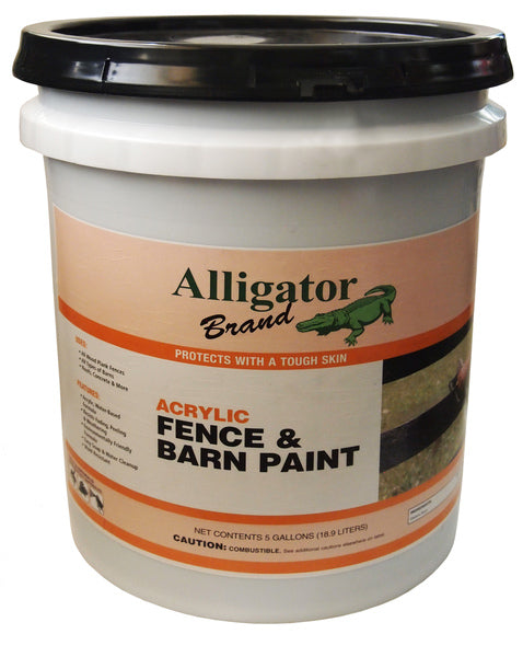 Acrylic Fence Paint Black 5 Gallon