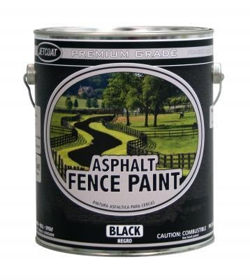 Asphalt Fence Paint - Black 1-gallon