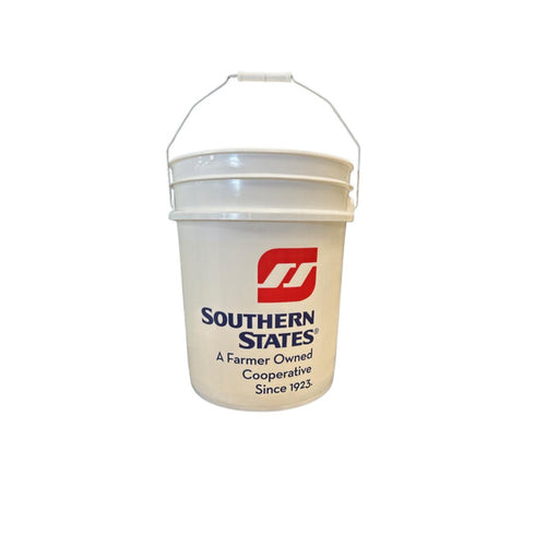 5 Gallon Plastic Pail White 70mil - Southern States